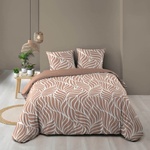 douceur d'intérieur Сиво-розово двойно /удължено 3 части памучно спално бельо 240x220 cm Morgane - douceur d'intérieur (1645208)