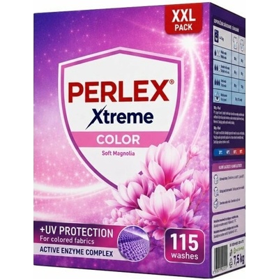 Perlex Xtreme Color Magnólia prací prášok 7,5 kg 115 PD
