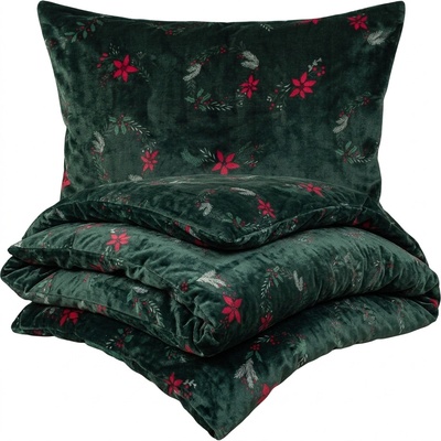 4Home Obliečky mikroflanel Poinsettia 140x220 70x90