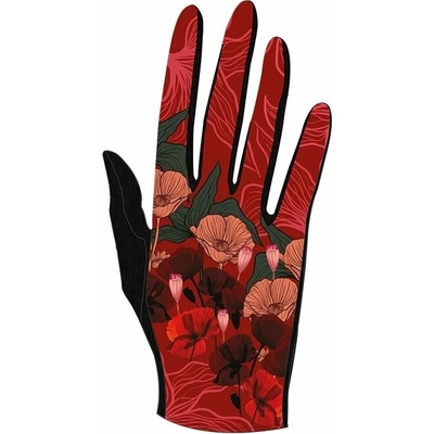 FST le French Studio Rukavice model Hibiscus Red rudý ibišek