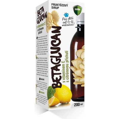 Virde BETAGLUCAN SIRUP fruktózový s Vitamínom C s citrónovou príchuťou 200 ml