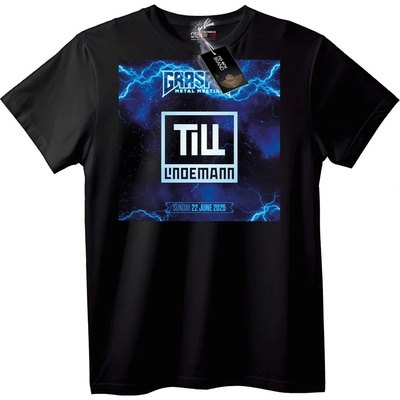 NOONEBRAND Тениска на Crash Metal Meeting - 2XL, Black