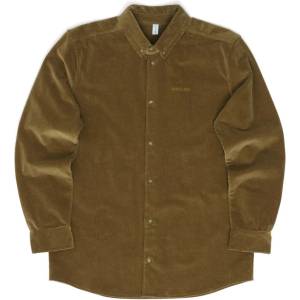 Mazine Мъжка риза с копчета Mazine Corduroy Shirt - Dried Olive (033-2776-0312)