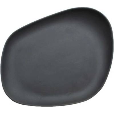 Mělký talíř Cookplay Yayoi 23 × 20 × 3,5 cm, matný černý
