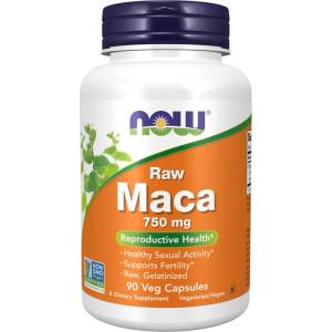 NOW NOW Maca 6: 1 Concentrate 750mg RAW, 90 Veg Capsules - fitnesdobavki - 37,14 лв