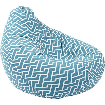 Image 1 of PUFRELAX Пуф круша 320л. Nirvana Grande, Zippity Turquoise, Перящ се калъф, Пълнеж от Полистиролни перли, Гама Premium (PUF-G-NGR-PT-ZIT)