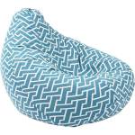 PUFRELAX Пуф круша 320л. Nirvana Grande, Zippity Turquoise, Перящ се калъф, Пълнеж от Полистиролни перли, Гама Premium (PUF-G-NGR-PT-ZIT) - topmall