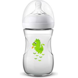 Philips Шише за хранене Natural 260 мл, PP - декорация ДРАКОН (00A.0464.001)