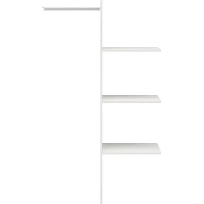 Black Red White Рафтове за гардероб Loksa