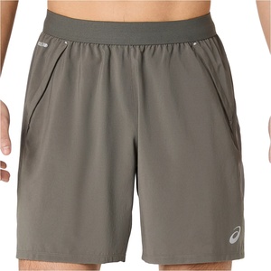ASICS Мъжки шорти за бягане Asics Road 2-n-1 7'' Short Running shorts - Truffle Grey - размер XL (012-3413-0215)