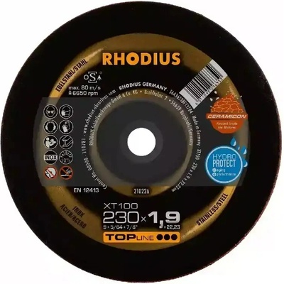 Rhodius Rezný kotúč 230 x 1,9 x 22,23 mm 210226