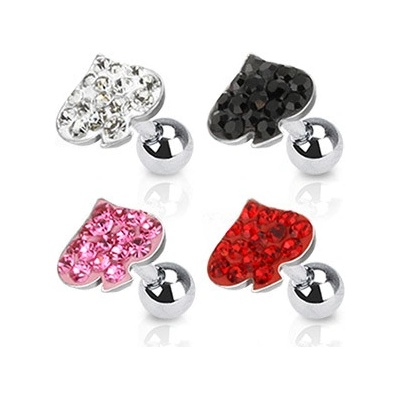 Marre piercing tragus chirurgická ocel Káry HWJA1010