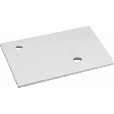 Sapho MINOR doska pod umývadielko 40x22cm, umývadlová batéria vľavo, liaty mramor, biela MR400