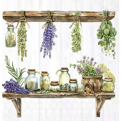 Ambiente Europe BV Ubrousek 33x33cm Bylinková kuchyně – Zboží Mobilmania