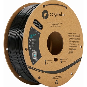 Polymaker PolyLite ABS Black - 1, 75 mm / 1000 g (PE01001)