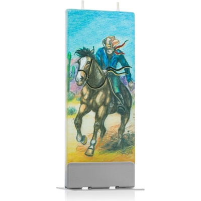 FLATYZ Nature Cowboy On Horse свещ 6x15 см