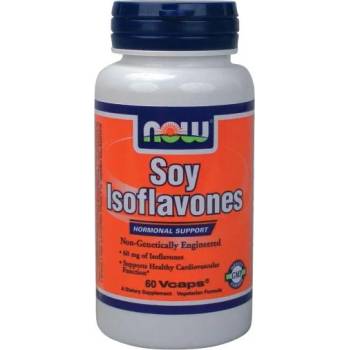 Image 1 of NOW НАУ ФУДС СОЯ ИЗОФЛАВОНИ КАПС. 150 МГ. 60/now soy isoflavones 150 mg / 40% 60 vcaps