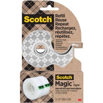 3M Самозалепваща лента на метален диспенсър с 2 ленти, 19 mm x 13, 9 m, 3M SCOTCH "Magic", прозрачна 7100334048 (7100334048)