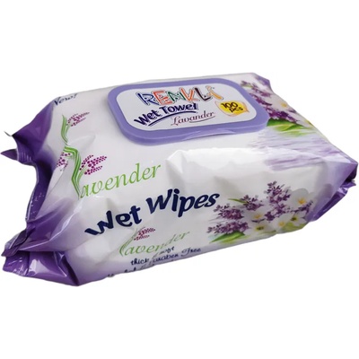 Renkli мокри кърпи, Лавандула, 100 броя