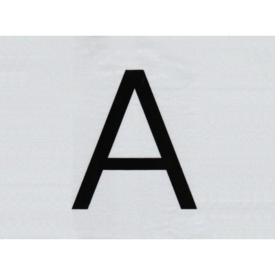 cedule "A" odpad samolepka