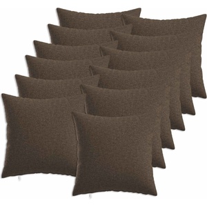 vidaXL Калъфка за възглавница 12 бр. HEERLEN Таупе 50 x 50 cm Текстил (910749)