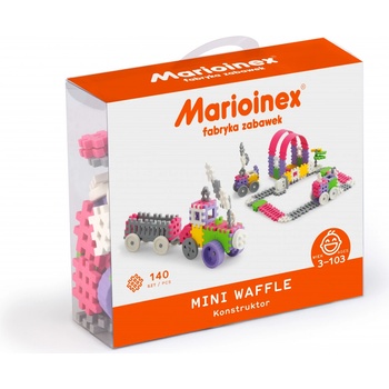 Marioinex MINI WAFLE 140 ks Konštruktér dievčatá