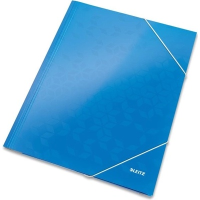LEITZ WOW A4 tříchlopňové desky modré na gumičku – Zboží Mobilmania