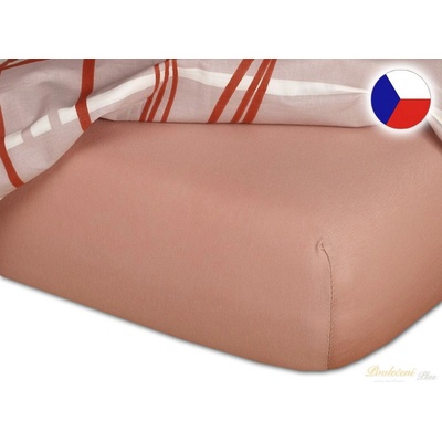 Dadka Jersey prostěradlo béžové 60x190x10