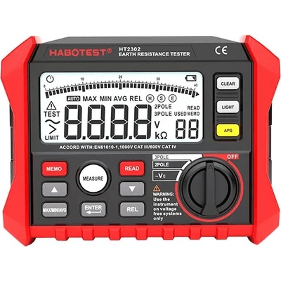 Habotest Цифров тестер за земно съпротивление Habotest HT2302 (HT2302)