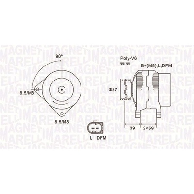 Generátor MAGNETI MARELLI 063732002010
