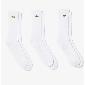 Image 1 of Lacoste Чорапи Lacoste Men's Cotton Logo Crew Socks - White 001
