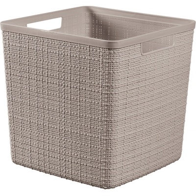Curver Jute 17 l košík kostka taupe