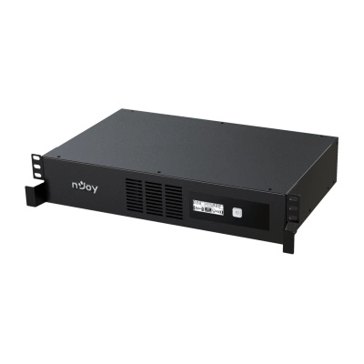 nJoy непрекъсваема 1000va - код 1000 (8 iec c13, линейно интерактивна, usb управление, софтуер, lcd дисплей, 2u шкаф upli-li100co-az01b (upli-li100co-az01b)