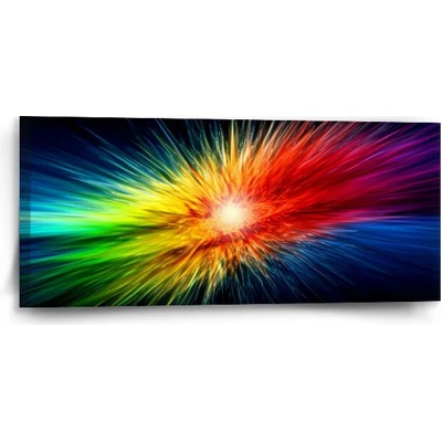 Sablio Obraz Farebná explózia - 110x50 cm