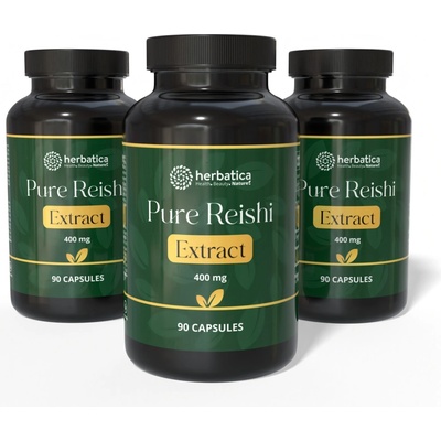 Herbatica 3x Reishi Extract 30 % polysacharidov 90 kapsúl