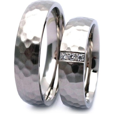 Nubis NSS3016 Tepaný pánský snubní prsten ocel