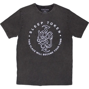 Sleep Token Tomb Text Ring Stone Wash Black XL Риза (SLTKSTNW05MC04)
