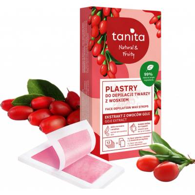 Tanita Pásky voskové na obličej s extraktem z Goji 12ks