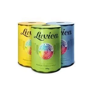 LUXICA Luxica® Turtle Towels Colors цветна жълта кухненска ролка 3пл. 150л 370гр (94и87282)