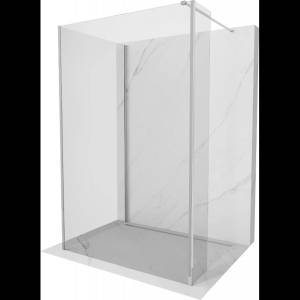 Mexen Kioto душ кабина Walk-in 90 x 70 x 30 см, прозрачна, хром - 800-090-070-221-01-00-030 (800-090-070-221-01-00-030)