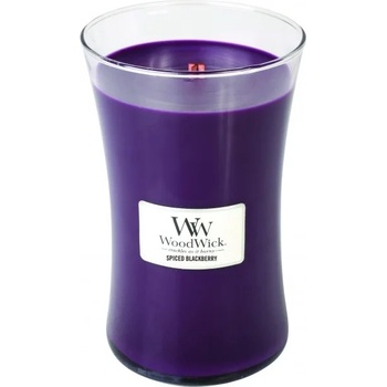 Image 1 of WoodWick Spiced Blackberry ароматна свещ с дървен фитил 609, 5 гр