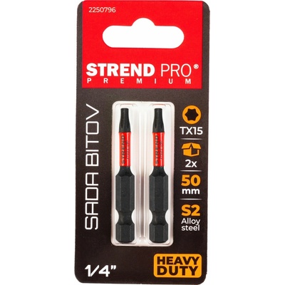 Bit Strend Pro Premium Torx, T 15, bal. 2 ks