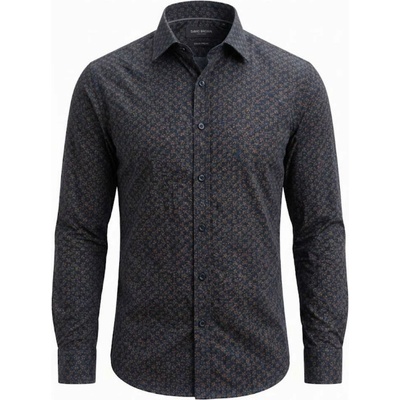 Ego Man pánská košile slim fit S0297-02 tmavě modrá