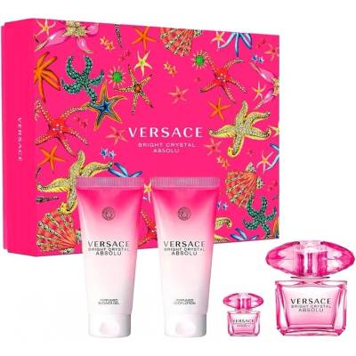 Versace Bright Crystal Absolu Woman EDP 90 ml + tělové mléko 100 ml + sprchový gel 100 ml + EDP 5 ml dárková sada