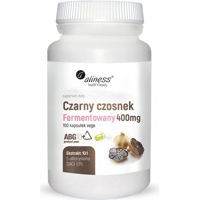 Aliness Fermentovaný čierny cesnak 400 mg 100 kapsúl