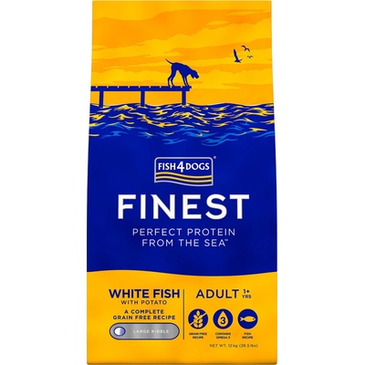 Fish4Dogs Finest White Fish Adult 12 kg