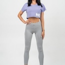 Nebbia Crop top tričko POWERHOUSE 279 fialový