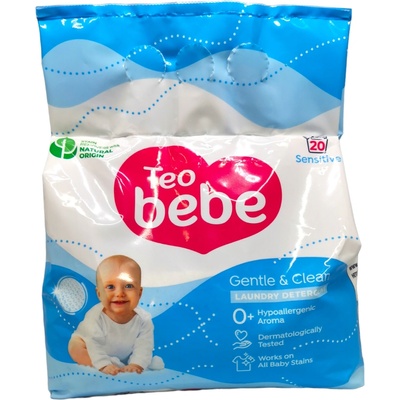 Teo bebe прах за бебешко дрехи, Сензитив, 20 пранета, 1.50кг
