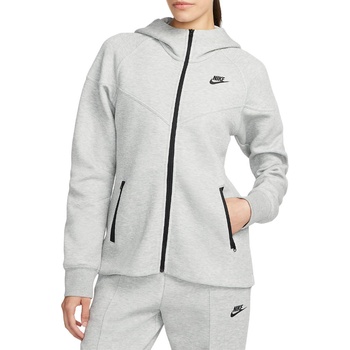 Nike Суитшърт с качулка Nike W NSW TCH FLC WR FZ HDY fb8338-063 Размер M