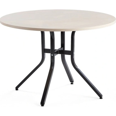 AJ Produkty stůl Various 1100 mm, výška 740 mm, černá, bříza